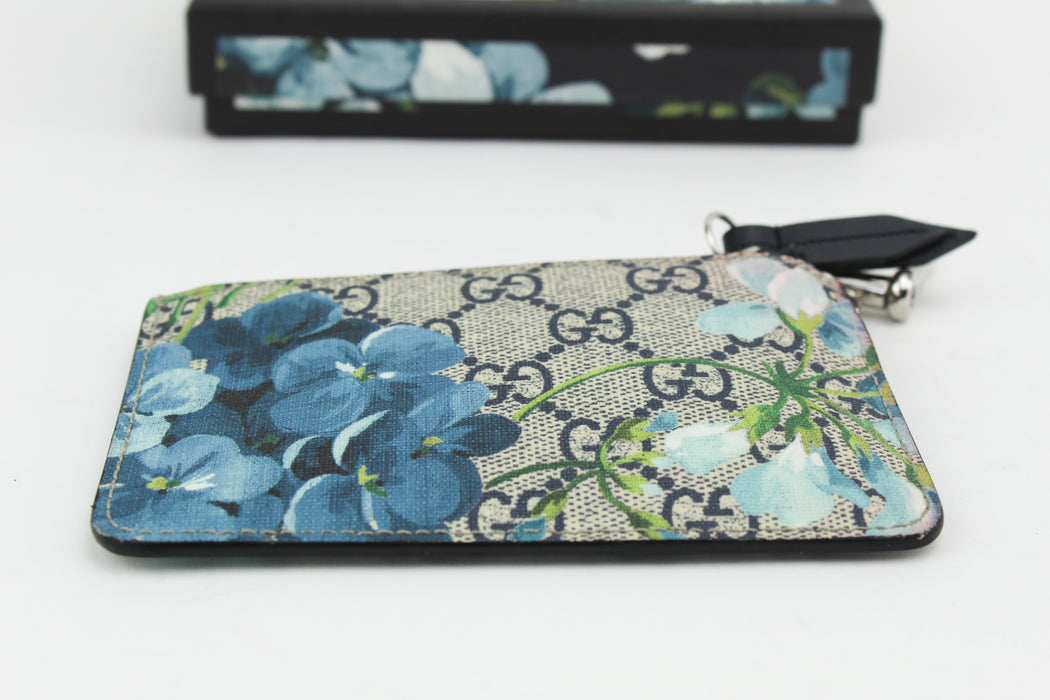 Gucci floral key pouch outlet