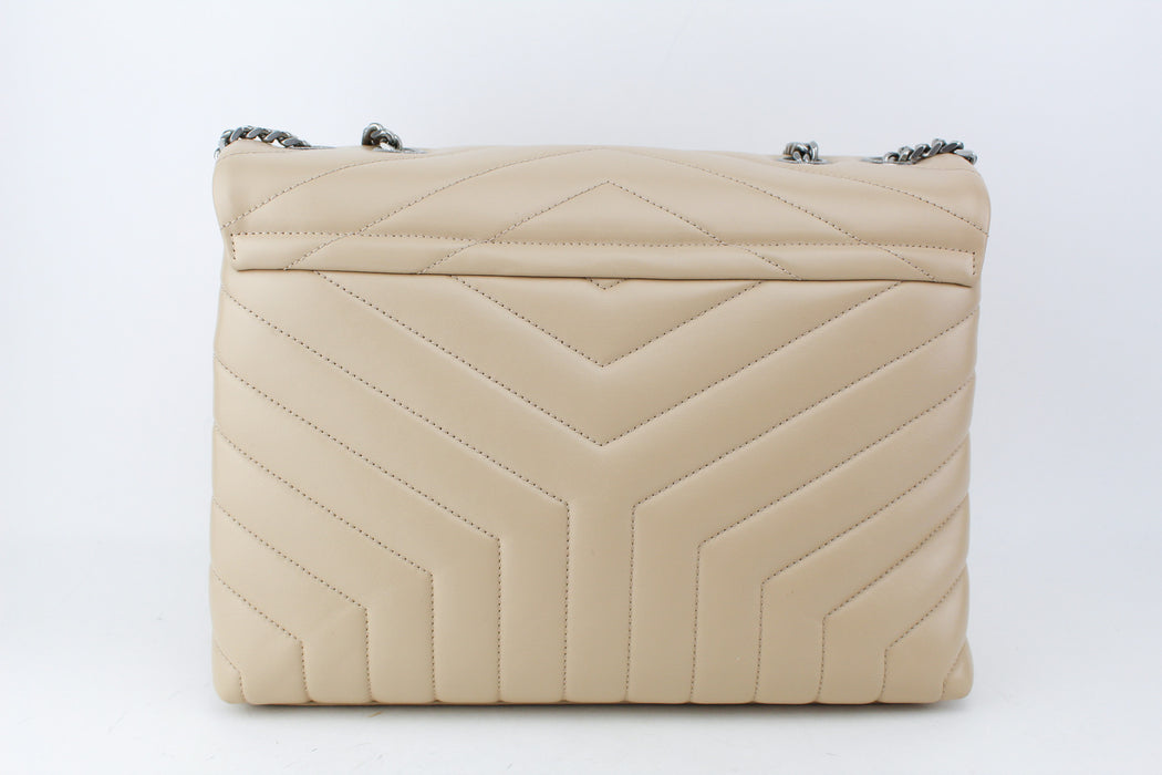 Saint Laurent Medium Loulou Nude bag