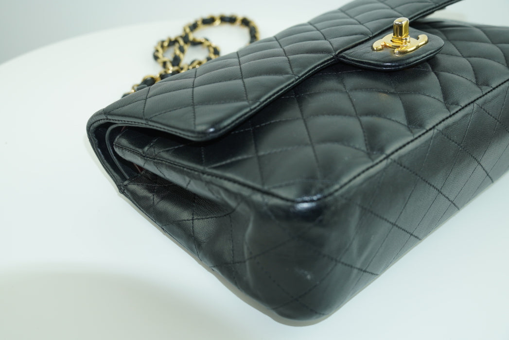Chanel Lambskin Double Flap Medium Bag