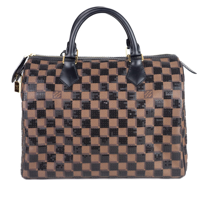 Louis Vuitton Speedy 30 Damier  Paillettes Sequin Bag Limited Edition