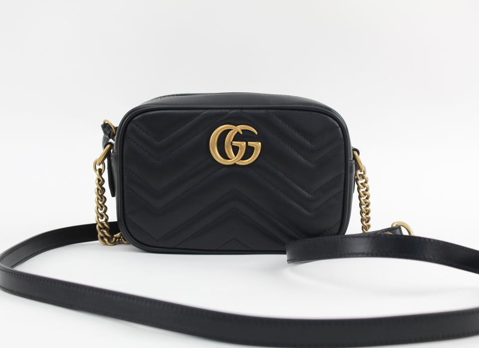 Gucci GG Marmont Matelasse Mini Crossbody Bag