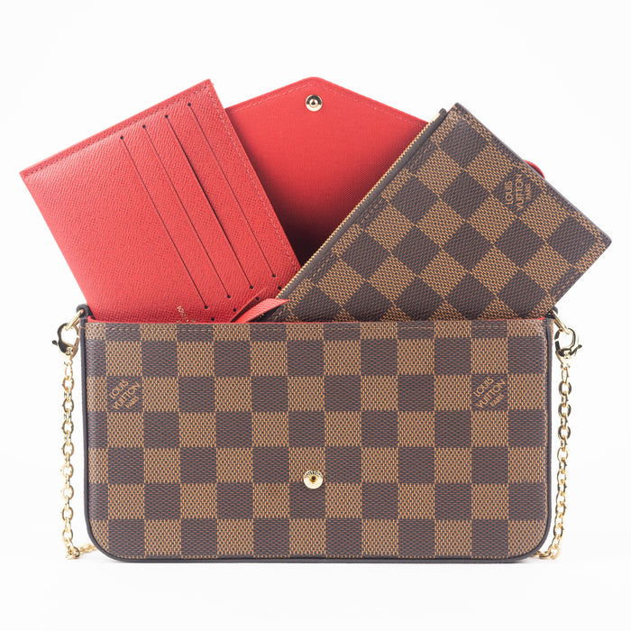 Louis Vuitton Felicie Pochette in Damier