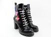 LOUIS VUITTON BLACK HEART ANKLE BOOTS