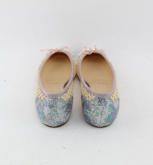 CHRISTIAN LOUBOUTIN MIX FLAT CALF/KNOT SIZE 37 - LuxurySnob