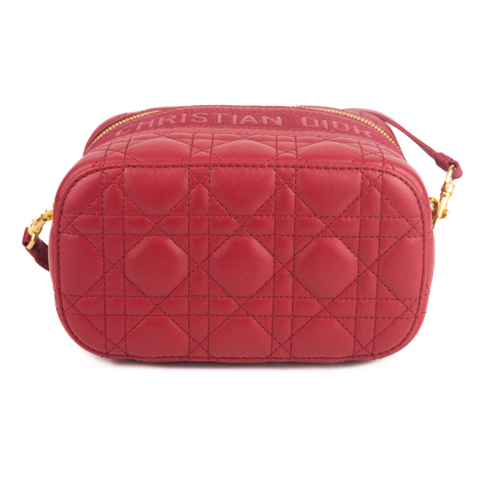 Dior Cannage Lambskin Vanity Case
