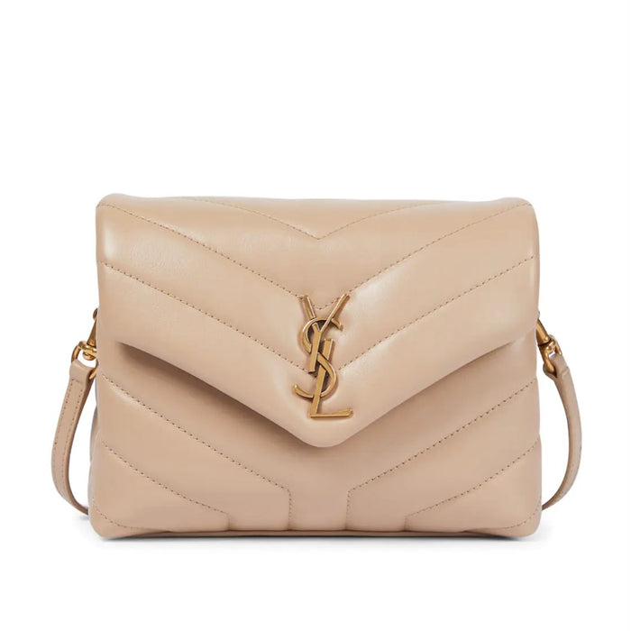 Saint Laurent Loulou Toy Bag in Nude