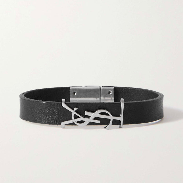 Saint Laurent Opyum Leather Bracelet