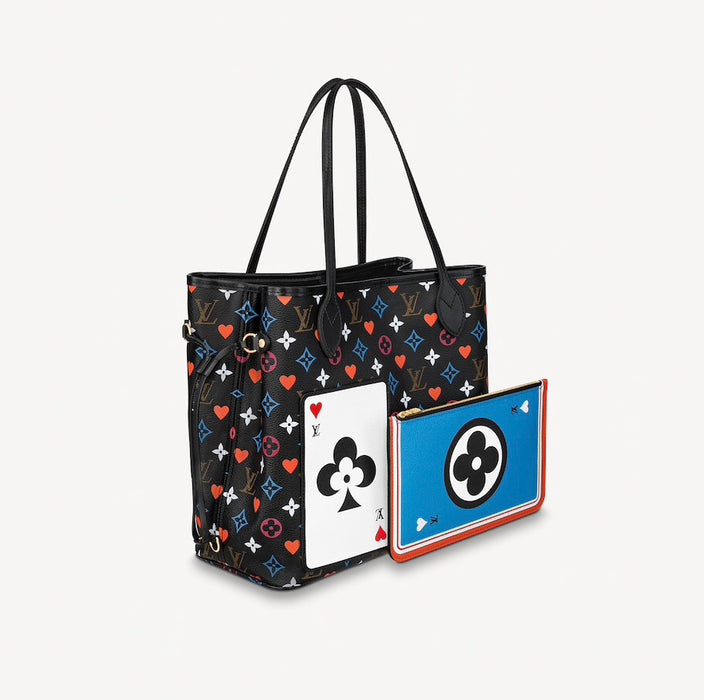 Louis Vuitton Game On Neverfull mm Black