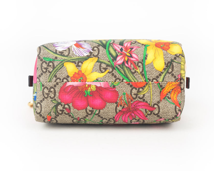 Gucci Ophidia GG Flora Small Cosmetics Case