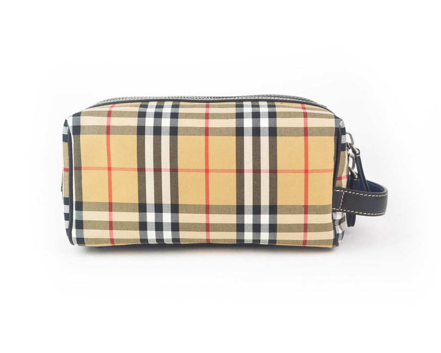 Burberry Vintage Check Canvas Toiletry bag