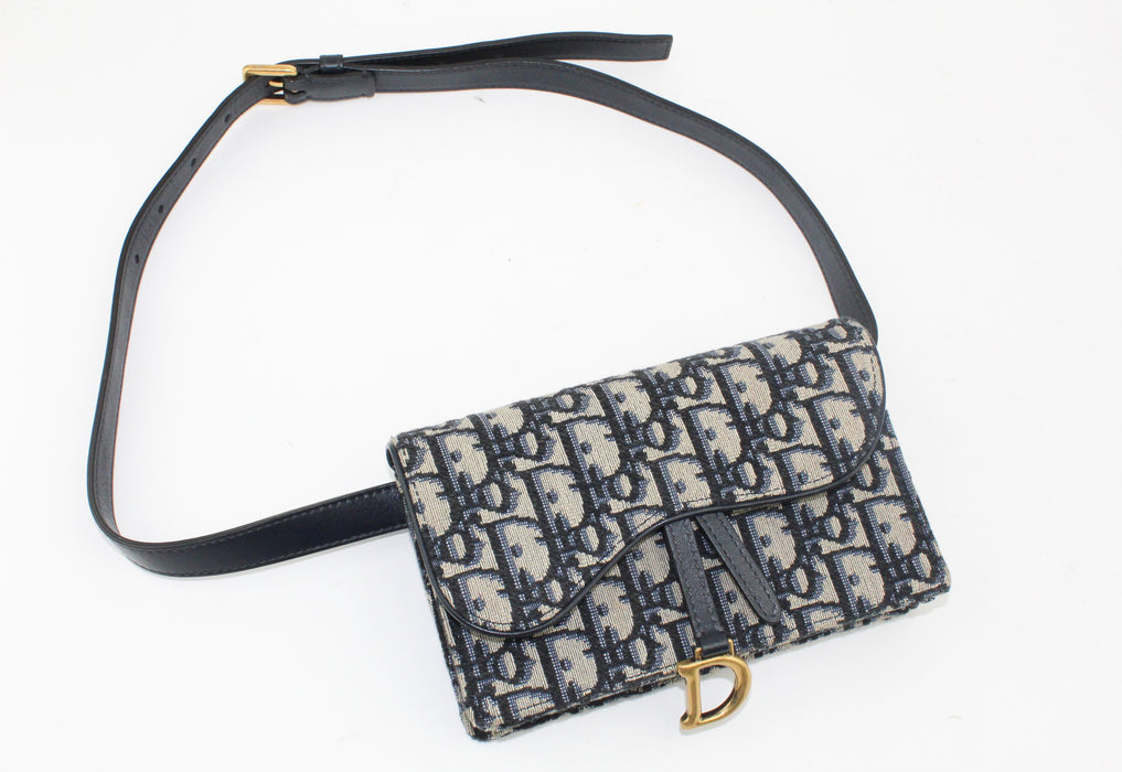 Dior Oblique Saddle Belt Bag
