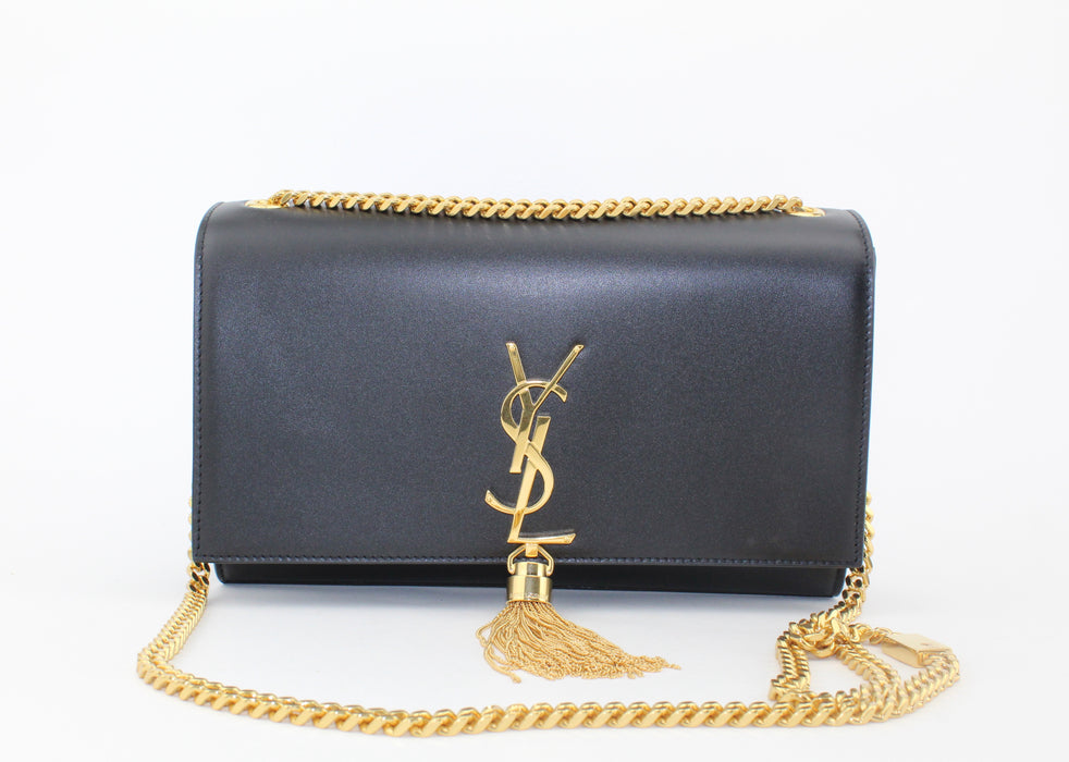 Saint Laurent Leather Medium Kate YSL Tassel Chain Bag