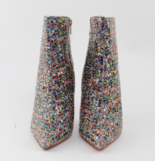 CHRISTIAN LOUBOUTIN SO KATE BOOTY 100 TRESSAGE MULTI - LuxurySnob