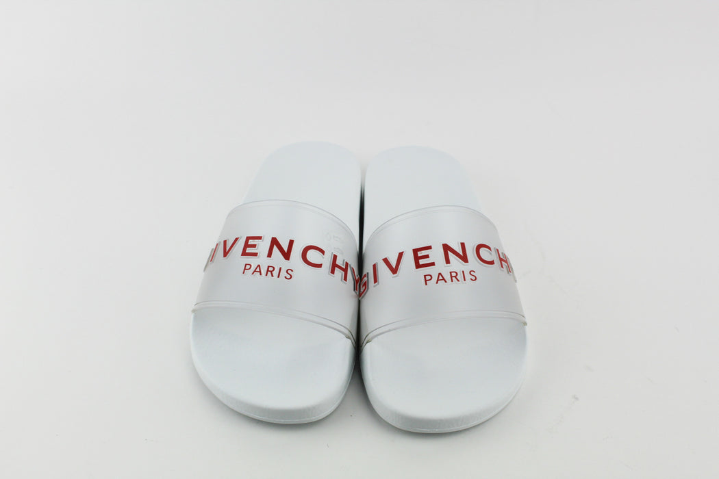 GIVENCHY LOGO TRANSPARENT RUBBER SLIDE