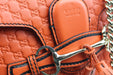 Gucci Emily Guccissima Mini Chain Shoulder Bag Orange
