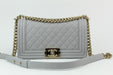 Chanel Medium Grey Boy Bag