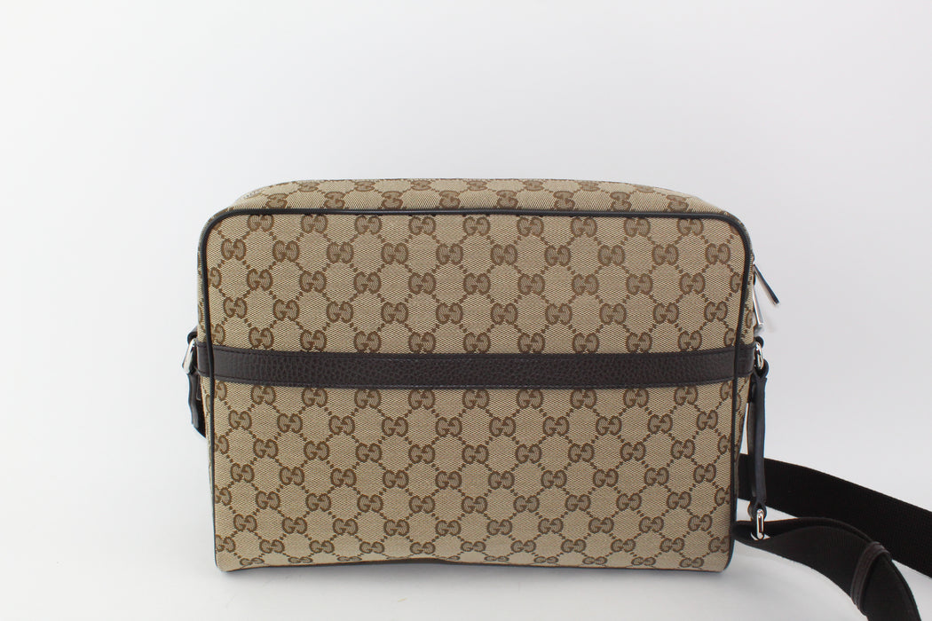 Gucci GG Canvas Crossbody Large Messenger Bag