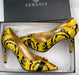 Versace Leather Baroque Pumps
