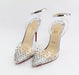 CHRISTIAN LOUBOUTIN SPIKOO 100MM  PVC SIZE 39 - LuxurySnob