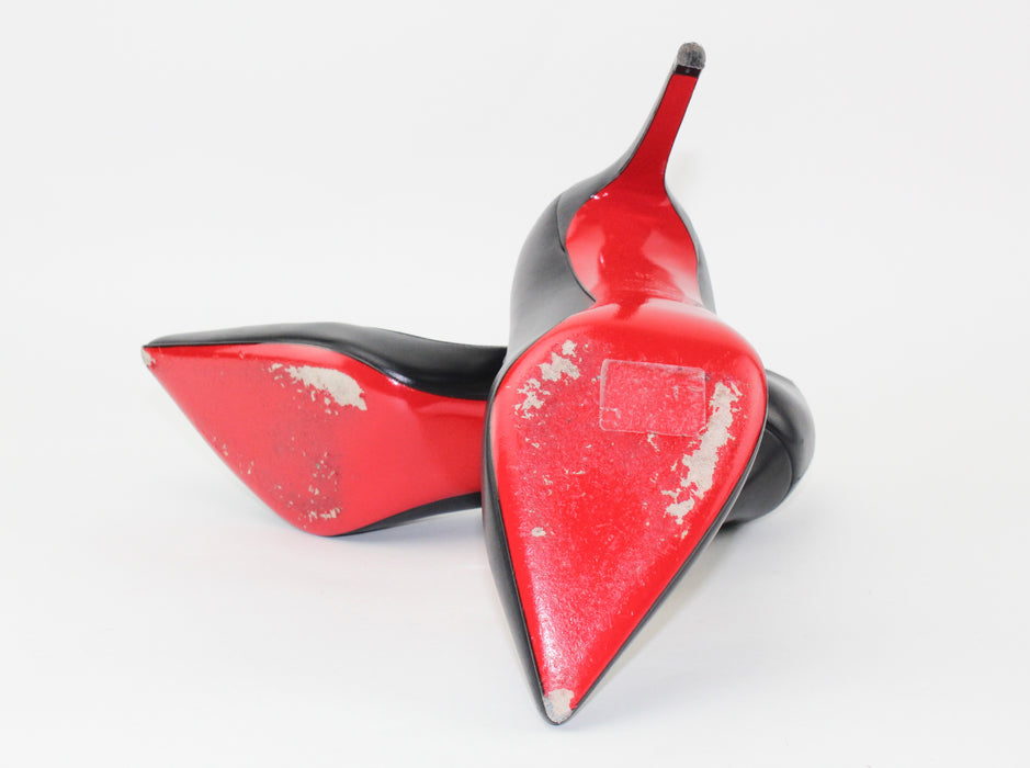 Christian Louboutin Pigalle 100 kid black