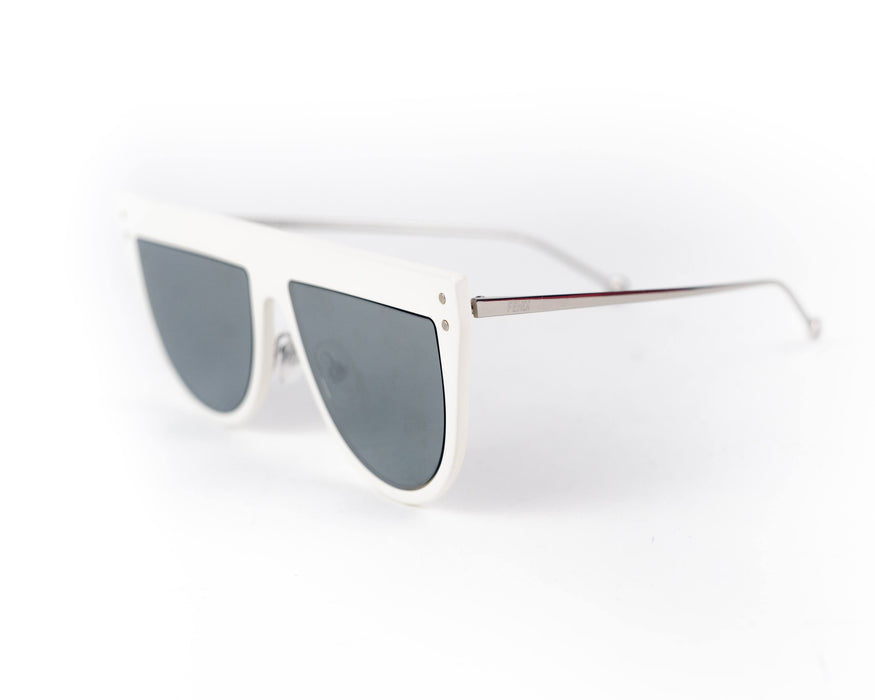 Fendi White Mirrored Sunglasses