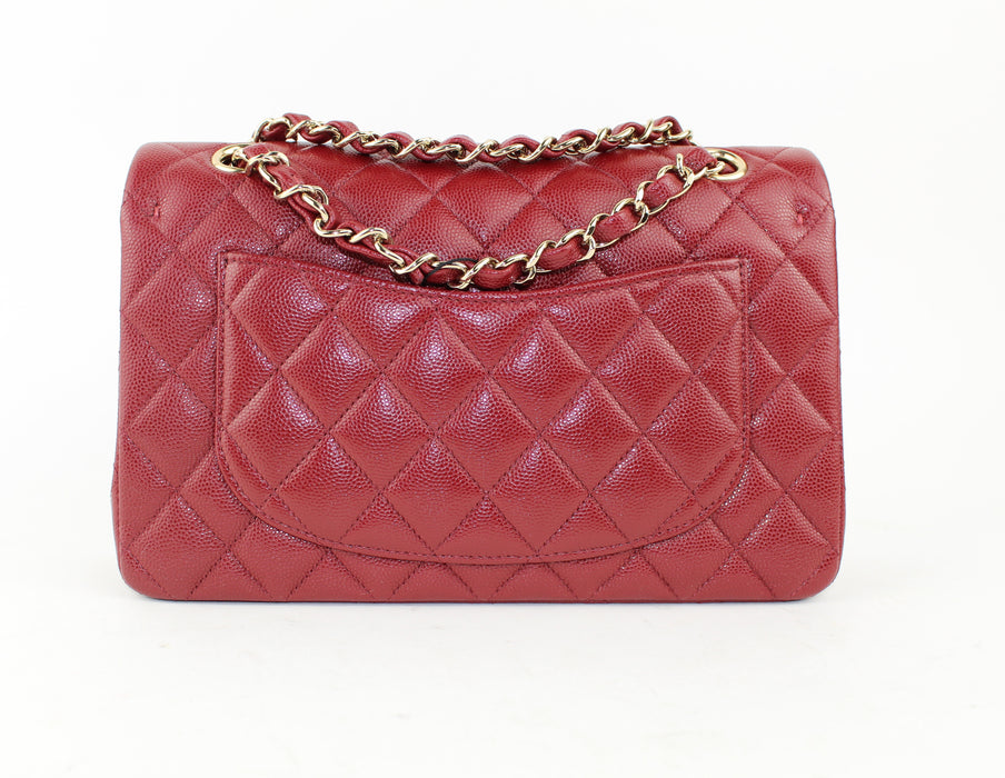 CHANEL CLASSIC SMALL CAVIAR DOUBLE FLAP BAG