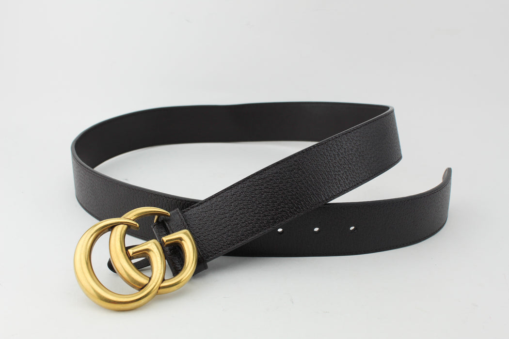 Gucci Double G leather belt Size 90/36 in dark brown