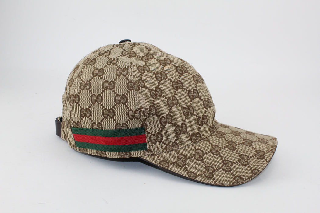 Gucci Original GG canvas baseball hat with Web