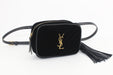 SAINT LAURENT LOU VELVET BELT BAG