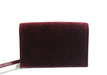 Saint Laurent Velvet Crystal Monogram Kate Tassel Wallet on Chain