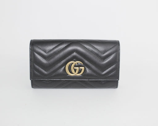 GUCCI GG MARMONT QUILTED WALLET