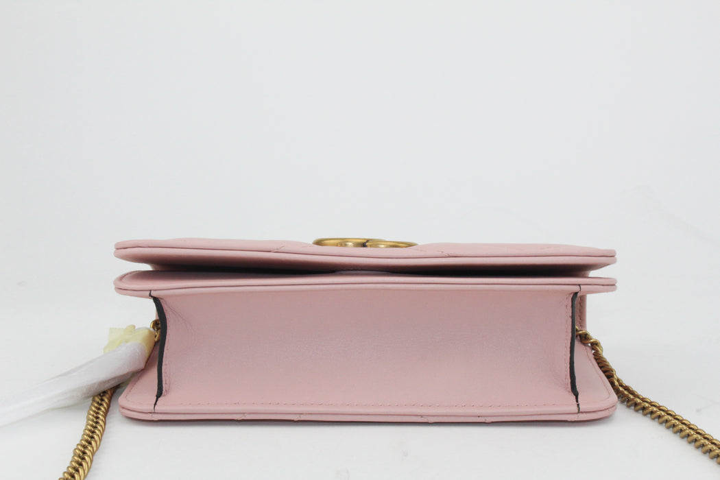 Gucci GG Marmont mini crossbody Pink