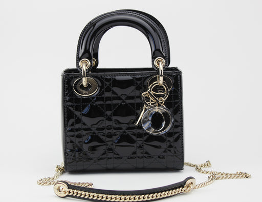 Dior Mini Lady Dior Bag in Patent Calfskin