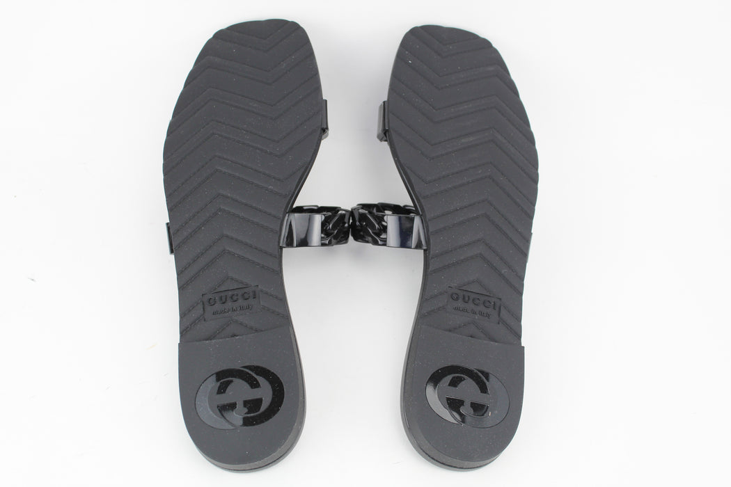 Gucci Women rubber slide sandal