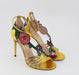 GUCCI OPHELIA GOLD SANDALS SIZE 38 - LuxurySnob