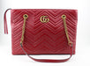 Gucci GG Marmont Matelasse Medium Tote Red