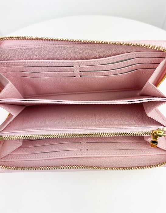 Louis Vuitton Zippy Wallet Pink