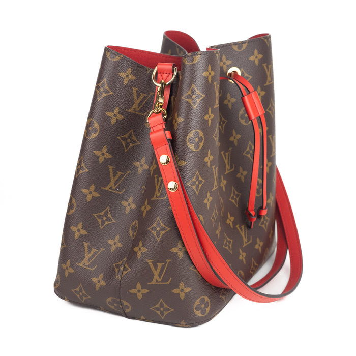 Louis Vuitton Neonoe MM Monogram in red