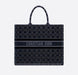 Dior Book tote Blue Cannage Embroidered Velvet