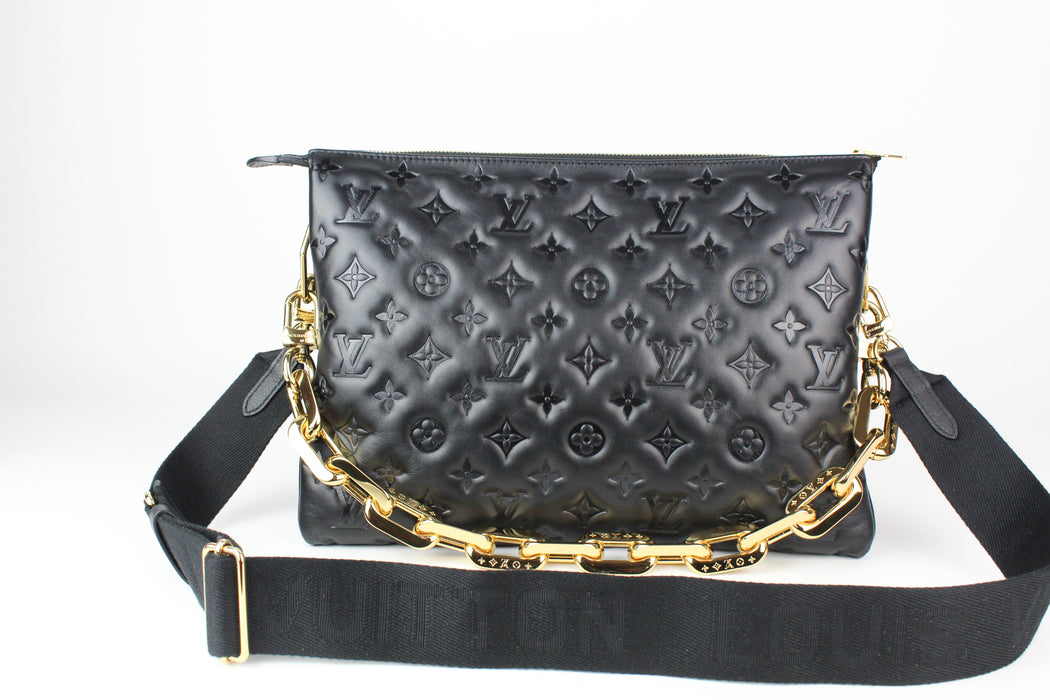 Louis Vuitton Coussin MM in Black