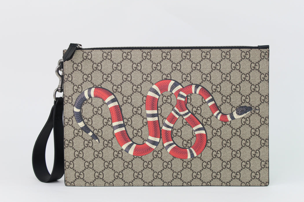 Gucci Kingsnake Bestiary Wristlet