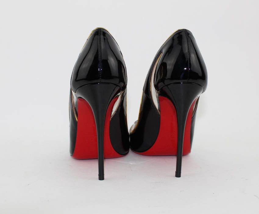 CHRISTIAN LOUBOUTIN COSMO 554 100MM PUMP SIZE 37 