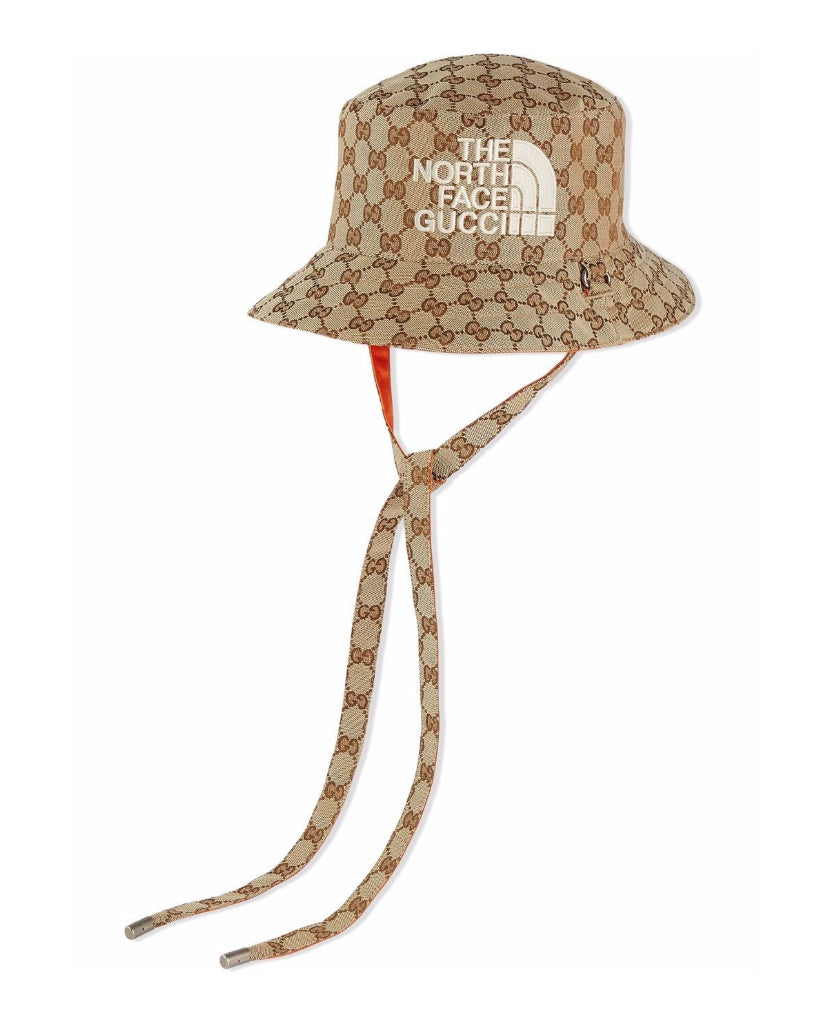 north face gucci zelt Gucci x The North Face Reversible Bucket Hat — LSC INC