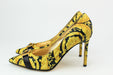 Versace Leather Baroque Pumps