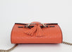 Gucci Emily Guccissima Mini Chain Shoulder Bag Orange