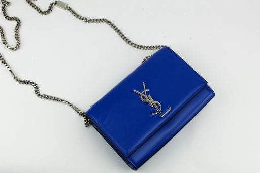 SAINT LAURENT BLUE MEDIUM KATE BAG