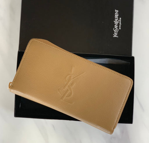 Saint Laurent Nude Zip Wallet