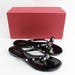 VALENTINO ROCKSTUD PVC THONG SANDAL SIZE 40 - LuxurySnob