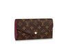 Louis Vuitton Monogram Sarah Wallet in Fuchsia