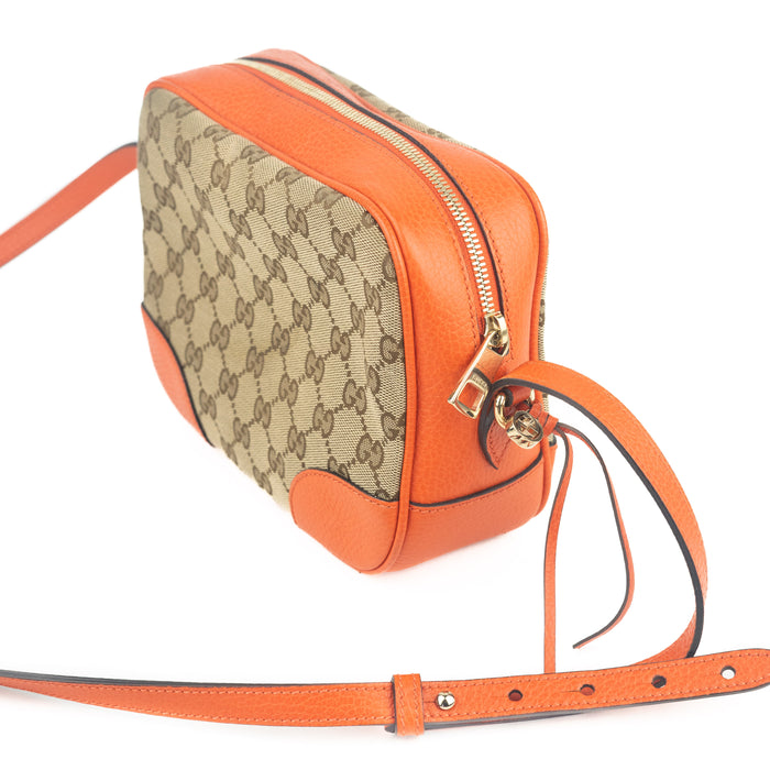 Gucci GG Canvas Bree Bag in orange